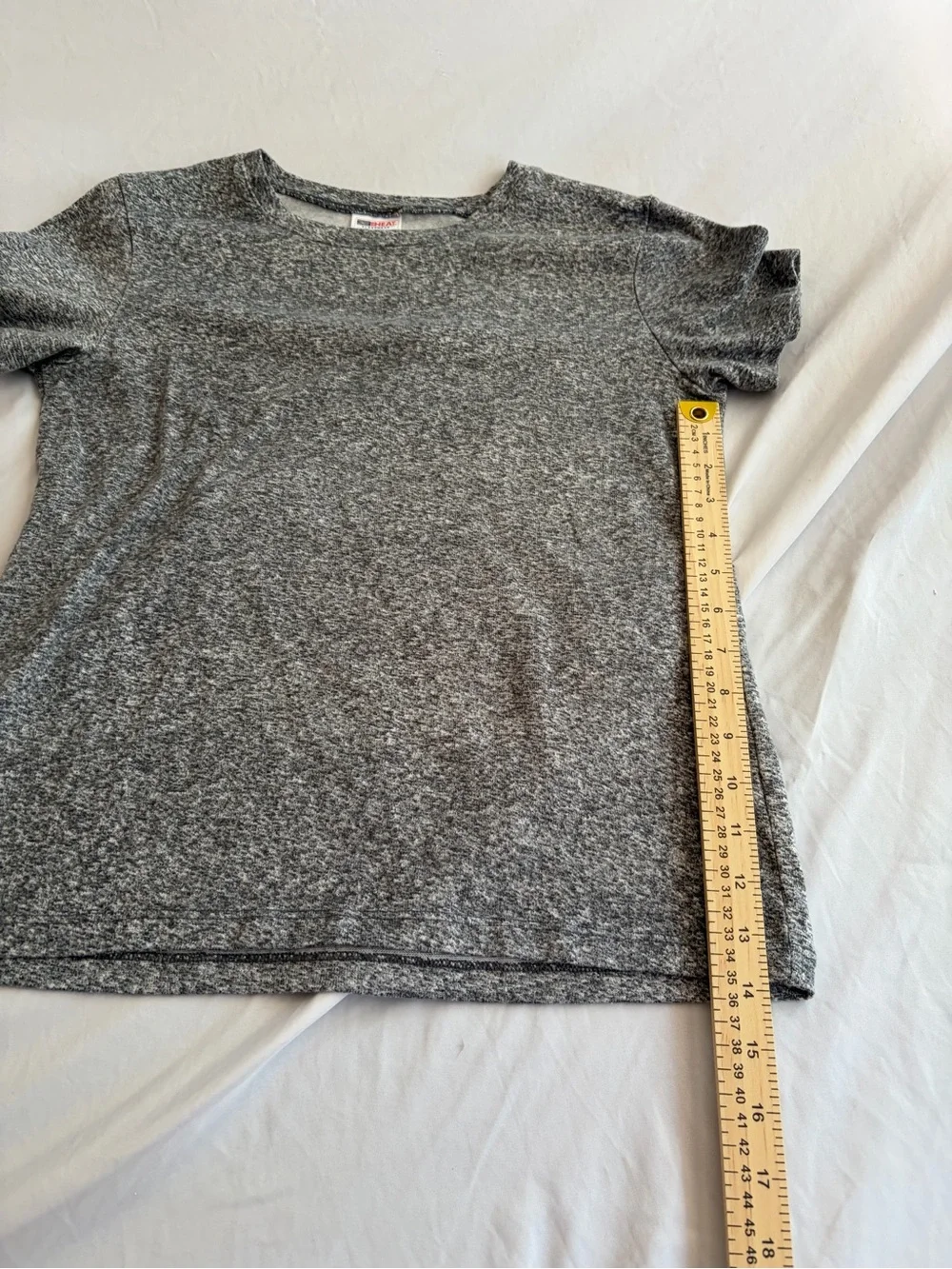 32 Degrees Kids Gray Heather Short Sleeve Pajama Set - Top & Shorts